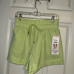 Vanilla Star Lime Athletic Drawstring Shorts